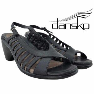 Dansko Ravin Black Wedge Women's Sz 5.5